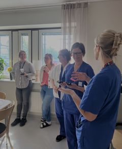 Mingel vid införandet av tyst vårdmiljö på avdelning 35-37 gynekologi och BB.