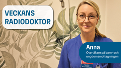 Anna Rydin, överläkare