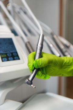 Borr som används av tandläkare