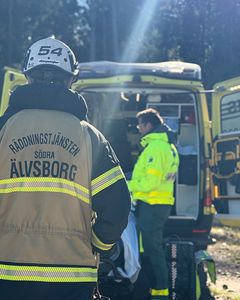 Bild från samverkansövning med SÄS och SÄRF