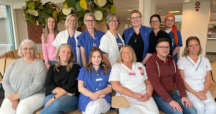 Här är medarbetarna vid den sömnmedicinska mottagningen som gjorde omställningen möjlig.