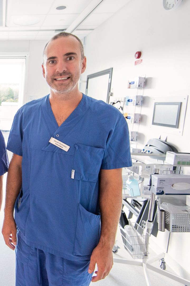 Jacob Helenius, donationsansvarig läkare vid Skaraborgs Sjukhus Skövde.