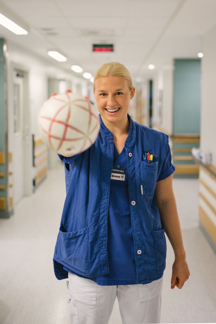 Emma Hall har ett fullspäckat schema.