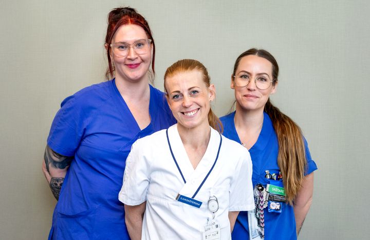 Sara Rohdin, Linda Samuelsson och Erica Gustafsson.