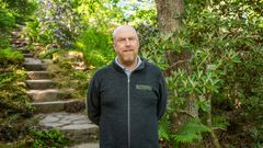 Henrik Sjöman, vetenskaplig indentent på Göteborgs botaniska trädgård.