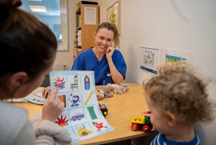 Möte med barn imom Habilitering och Hälsa