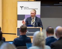 Lars Holmin (M), vice ordförande regionstyrelsen VGR.