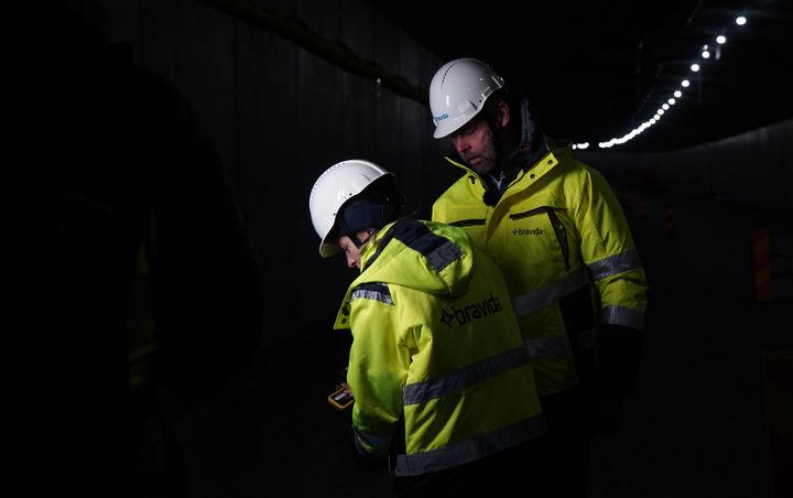 Arbete i tunnel