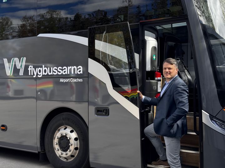 Zakaria Abna-Aissa, Direktör för kommersiell busstrafik på Vy i Sverige.