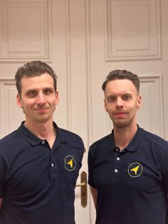 Carl Duforce, Verksamhetschef, th: Joakim Sjöblom, VD