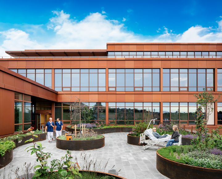 Terrassen på Ersta sjukhus palliativa vårdavdelning