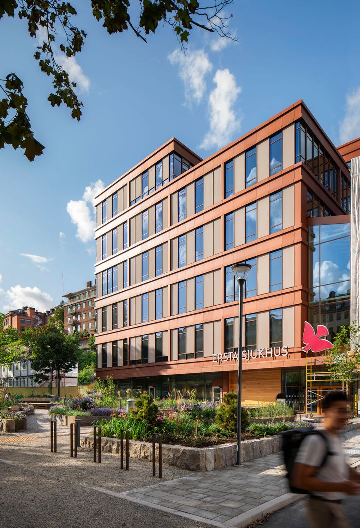 Ersta sjukhus, sett från Folkungagatan