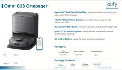 eufy C28 Robot Vacuum Cleaner