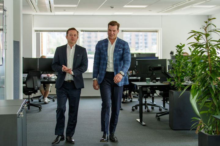 Jens Kindberg, grundare av Vaekstkapital Group och Simon Otterstedt, vd på Vaekstkapital Sverige.