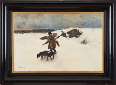 BRUNO LILJEFORS. På väg hem från rävjakten