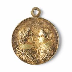 RUPRECHT MILLER (1607). Klenod i förgyllt silver, utförd för Karl IX:s Eriksgata 1609, som bär på en av de tidigaste bevarade avbildningarna av Gustav II Adolf.