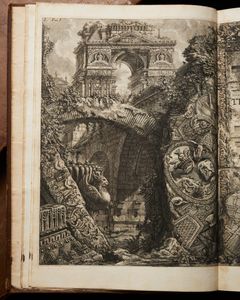 PIRANESI, LE ANTICHITÀ ROMANE, Rome 1756, 4 volumes, provenance Gösta Stenman.