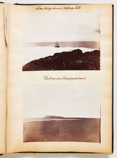 FOTOGRAFIER FRÅN FRANS JOSEFS LAND - ALBUM FRÅN RESOR OCH EXPEDITIONER UR PALANDERS SAMLING.