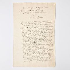 LINNAEUS'S AUTOGRAPH LETTER TO C. G. LUDWIG, 1737.