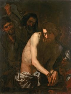 JUSEPE DE RIBERA. The Flagellation of Christ