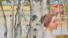 "Lisbeth by the Birch" header