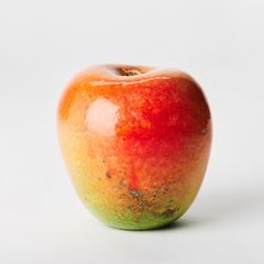 HANS HEDBERG. Sculpture, Biot, France, in the form of an apple, high-fired faience.