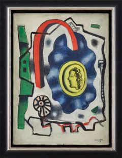FERNAND LÉGER. Composition (Le médaillon), 1929.