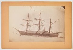 PALANDER’S PHOTOGRAPH OF “VEGA IN WINTER GARB,” FROZEN IN THE ICE AT PITLEKAJ, NUMBER 38.