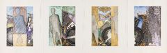 JASPER JOHNS (USA BORN 1930). "The Seasons" (Spring, Summer, Fall, Winter)