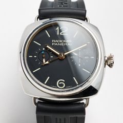 PANERAI, Radiomir, Tourbillon, GMT, wristwatch, 48 mm, platinum, certificate, April 2015.
