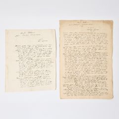 LINNAEUS' 2 AUTOGRAPH LETTERS TO SÉGUIER, March 1755.