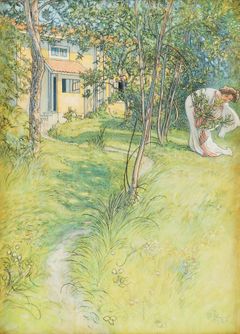 CARL LARSSON. ”På väg till badet”.