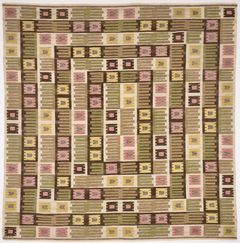 MÄRTA MÅÅS-FJETTERSTRÖM. “Nyponblomman”, carpet, AB Märta Måås-Fjetterström, flat weave, designed in 1932.