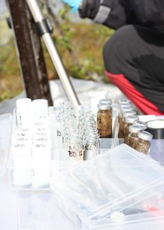 Detaljbild på provutrustning