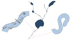 Illustration av vattendrag.