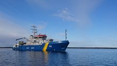 The research vessel KBV 181 is used for research and environmental monitoring as part of the Umeå Marine Sciences Centre’s activities.