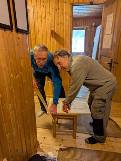 STFs dugnadsgrupp i Saltoluokta, Lappland