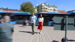 Södra torget Gustav och Alma