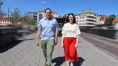 Södra torget Gustav och Alma