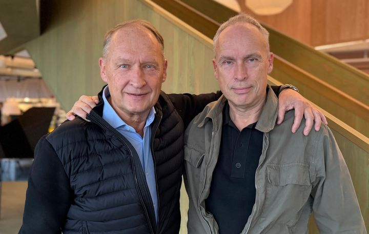 Bröderna Joakim och Niklas Hedin vill bidra till Viskans park och erbjuder en donation till den nya lekplatsen i delprojektet Götavallen.