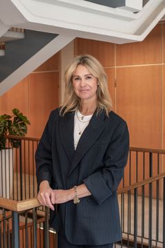Ingrid Nyman porträtt i halvfigur