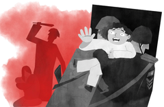 Illustration: Klara Nordin Stensö / Röda Korsets kompetenscenter för tortyr- och krigsskaderehabilitering