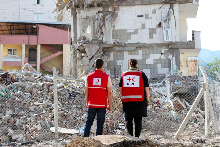 Jordbävningen i Turkiet 2023. Foto: Fatih Isci/SRK Mediabank