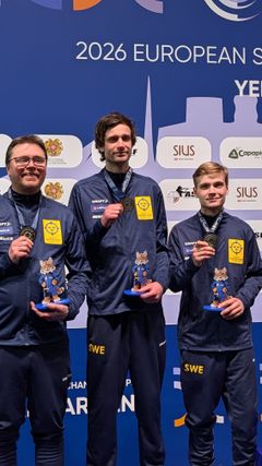 Det svenska viltmålslaget säkrade ett silver i lagtävlingen