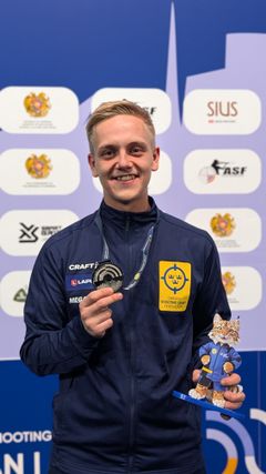 Victor Lindgren sköt hem silver i 10m luftgevär på EM i Jerevan