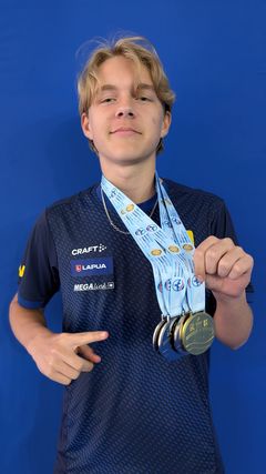 Fyra EM-medaljer inom 24 timmar. 15-årige Ture Thomsson gör succé på skytte-EM