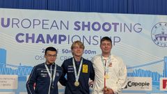 15-årige supertalangen i pistolskytte dominerar på EM - sex medaljer tar han med sig hem från Kroatien.