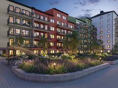 Vy från gården. Visionsbild.