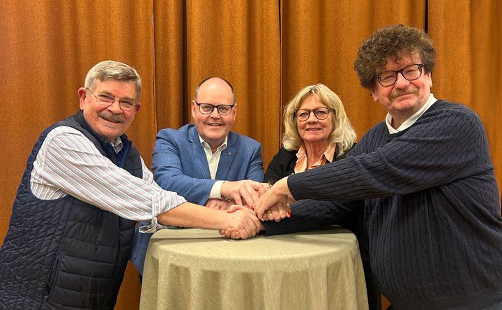 Erik Zetterlund, Johan Nyhus, Mariethe Larsson och Lars Stjernkvist.