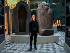 Sara Sallam i "Between Us Only Rupture" på Medelhavsmuseet